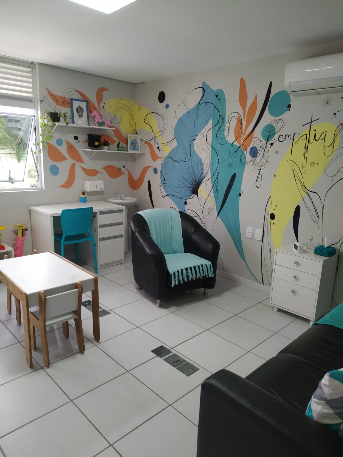 Sala de atendimento infantil